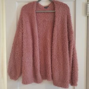 Cozy fuzzy cardigan